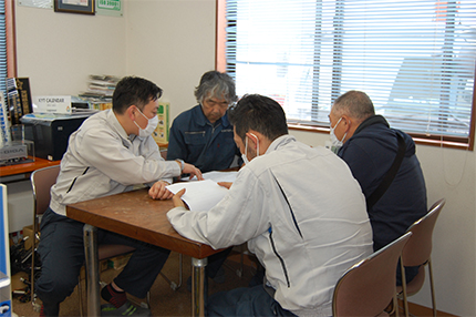 社内での座学研修