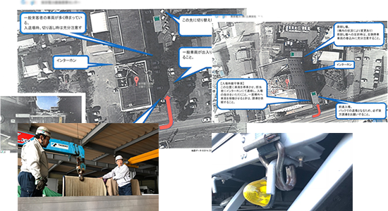 ハザードマップの作成・乗務員教育　バック事故防止の講習・手順再確認　管理者パトロール実施